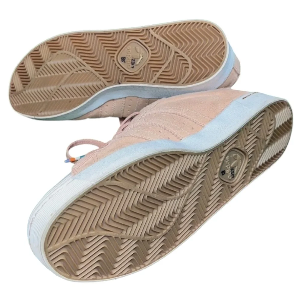 Adidas *Men's Superstar Vulc Adv Pastel Pink (sz 7.5) SkateBoarding Shoe - Picture 6 of 8